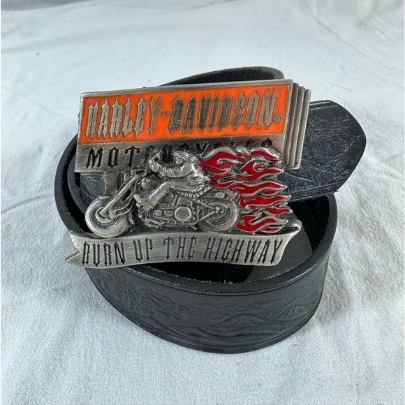 Vintage HARLEY DAVIDSON Burn Up The Highway Baron 1994...